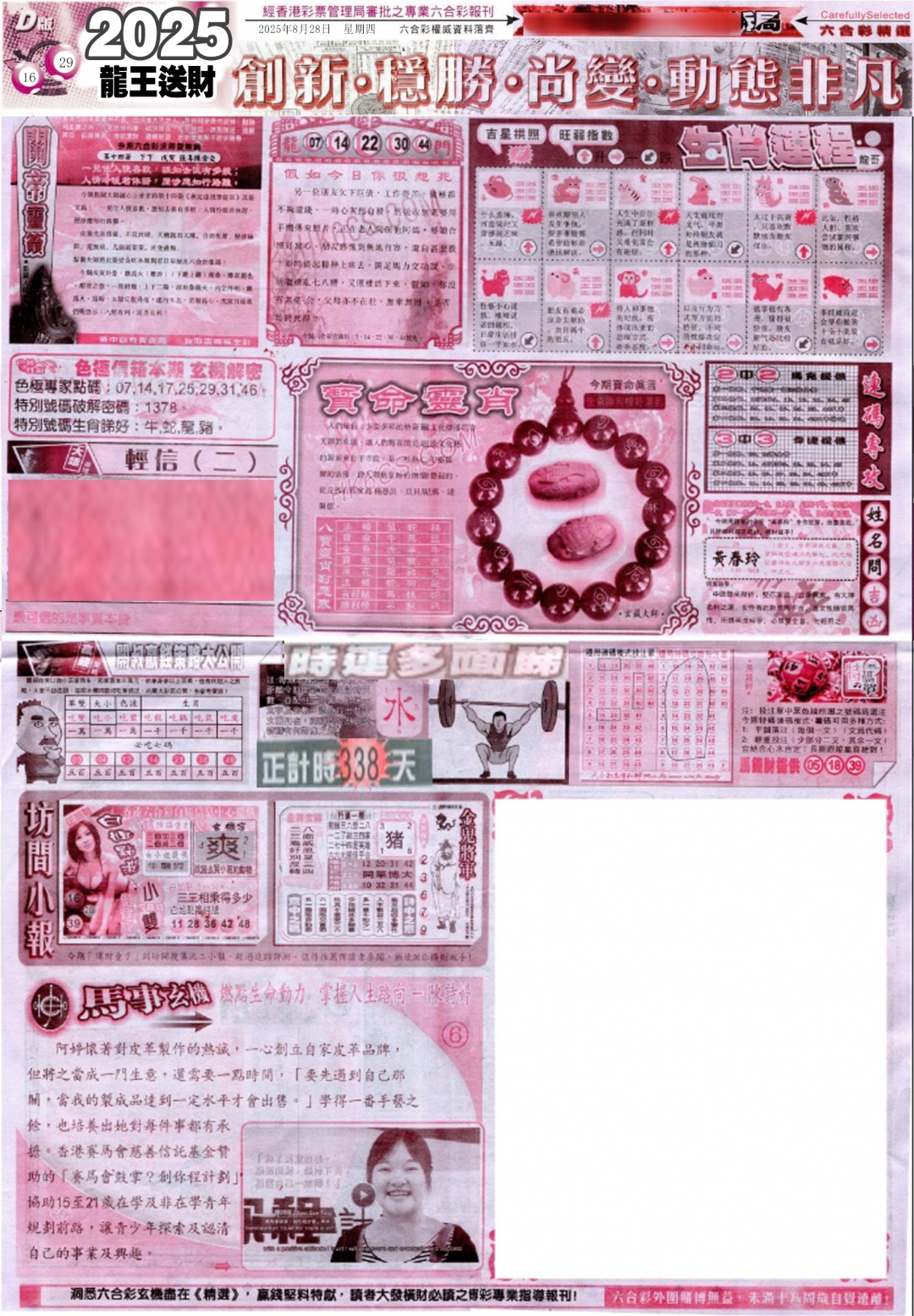 六合彩094期新六合精选D