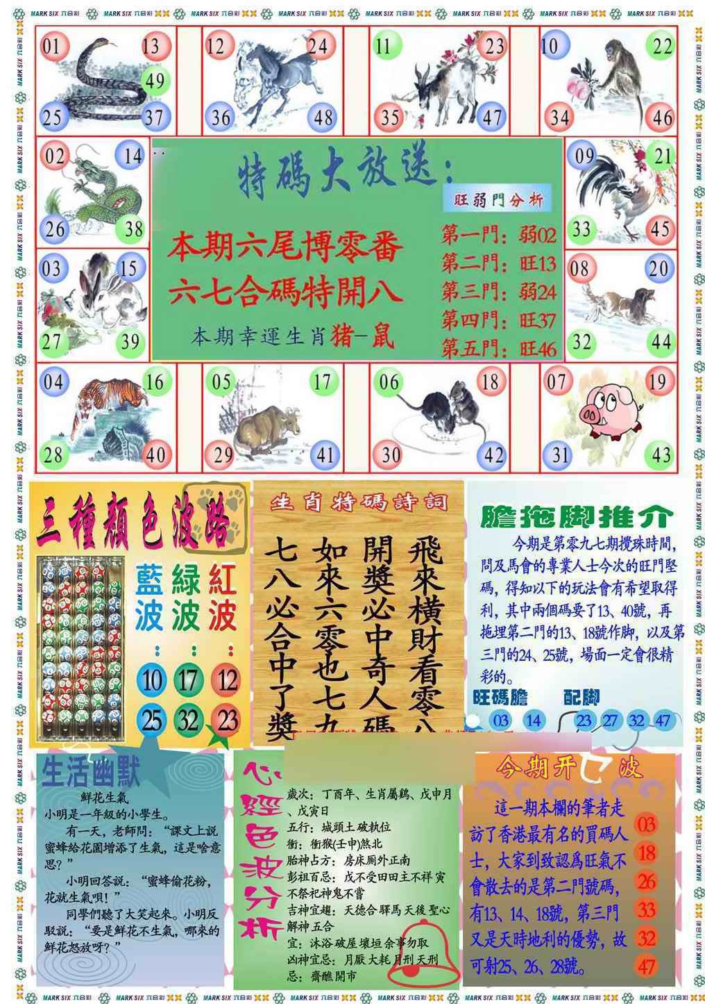 六合彩097期马经心经B(新图推荐)